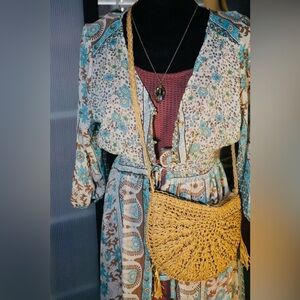 Long Beautiful Colorful Kimono